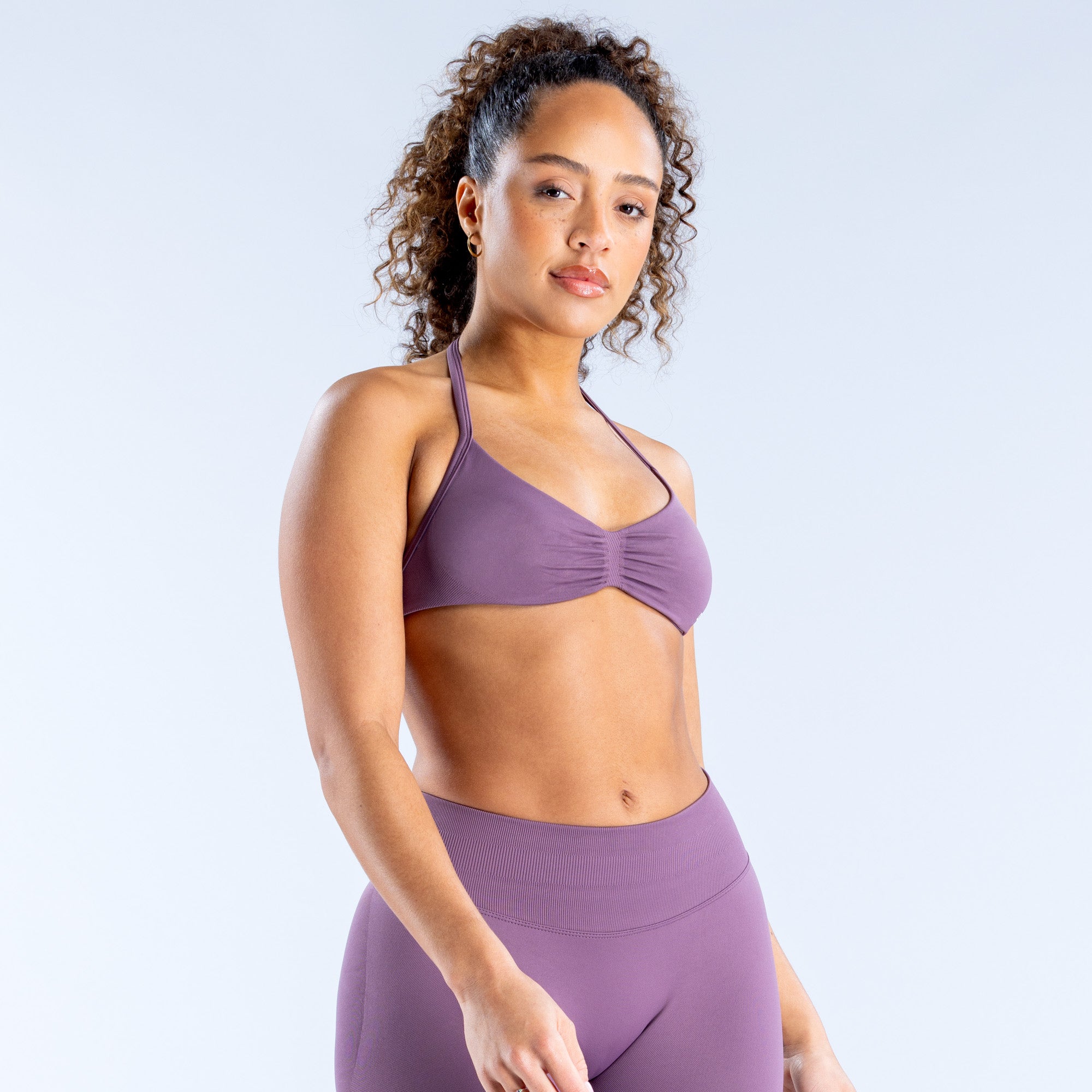 Impact Strappy Bra - Grape (4)