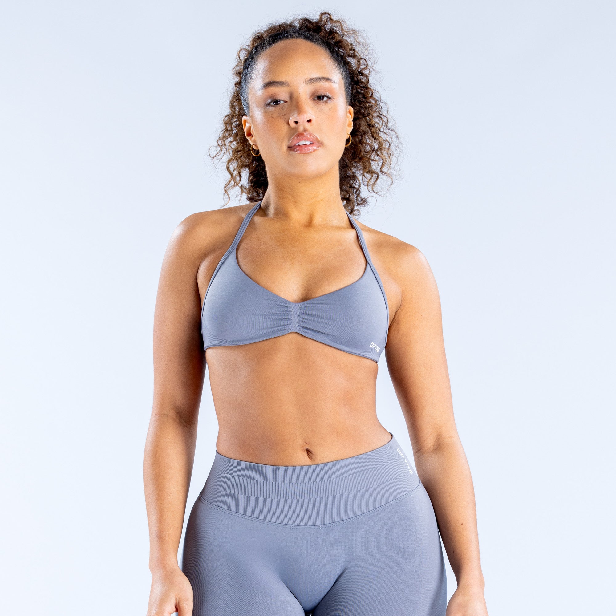 Impact Strappy Bra - Graphite (4)