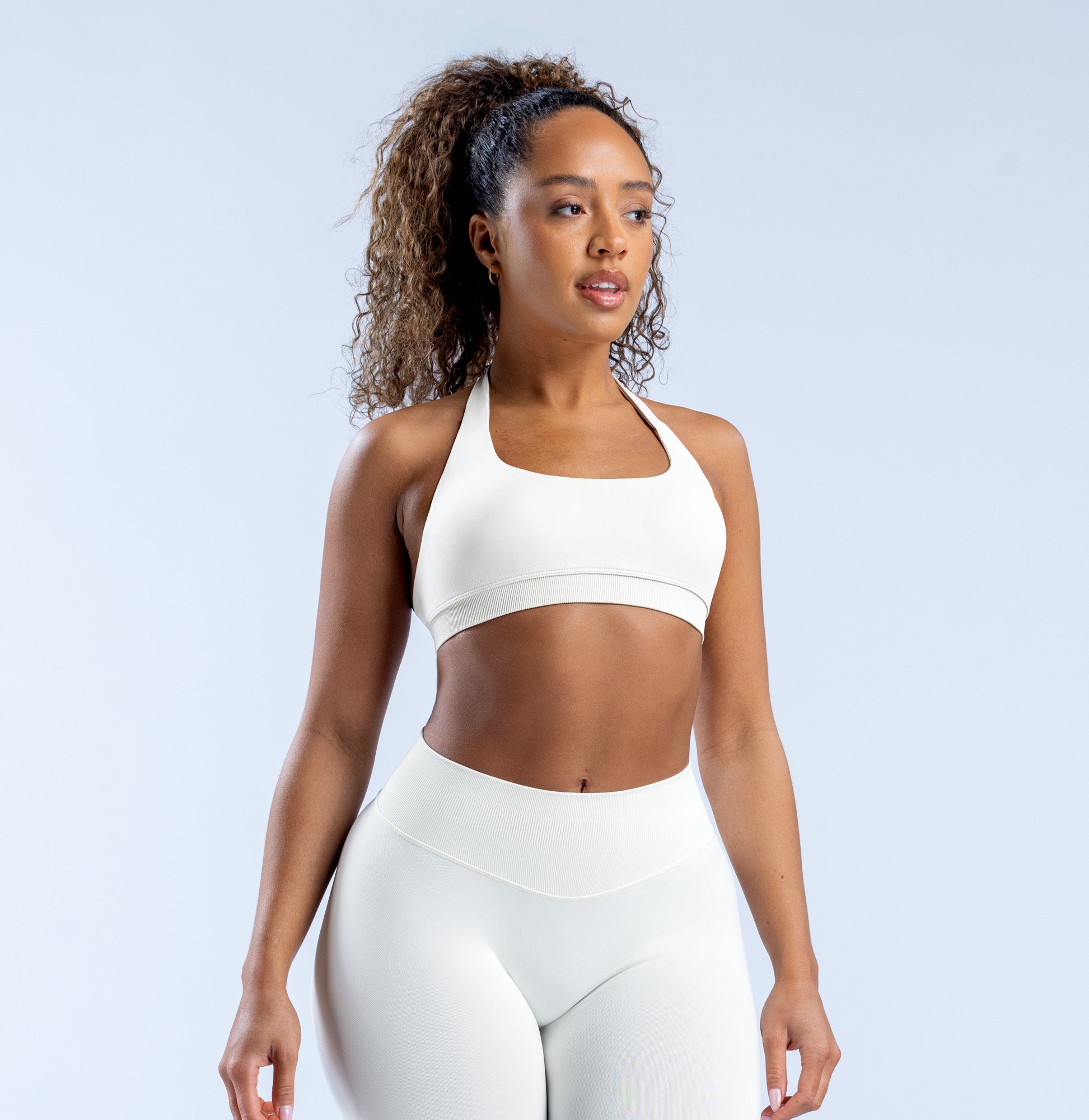 Impact Sports Bra - Ivory (5)