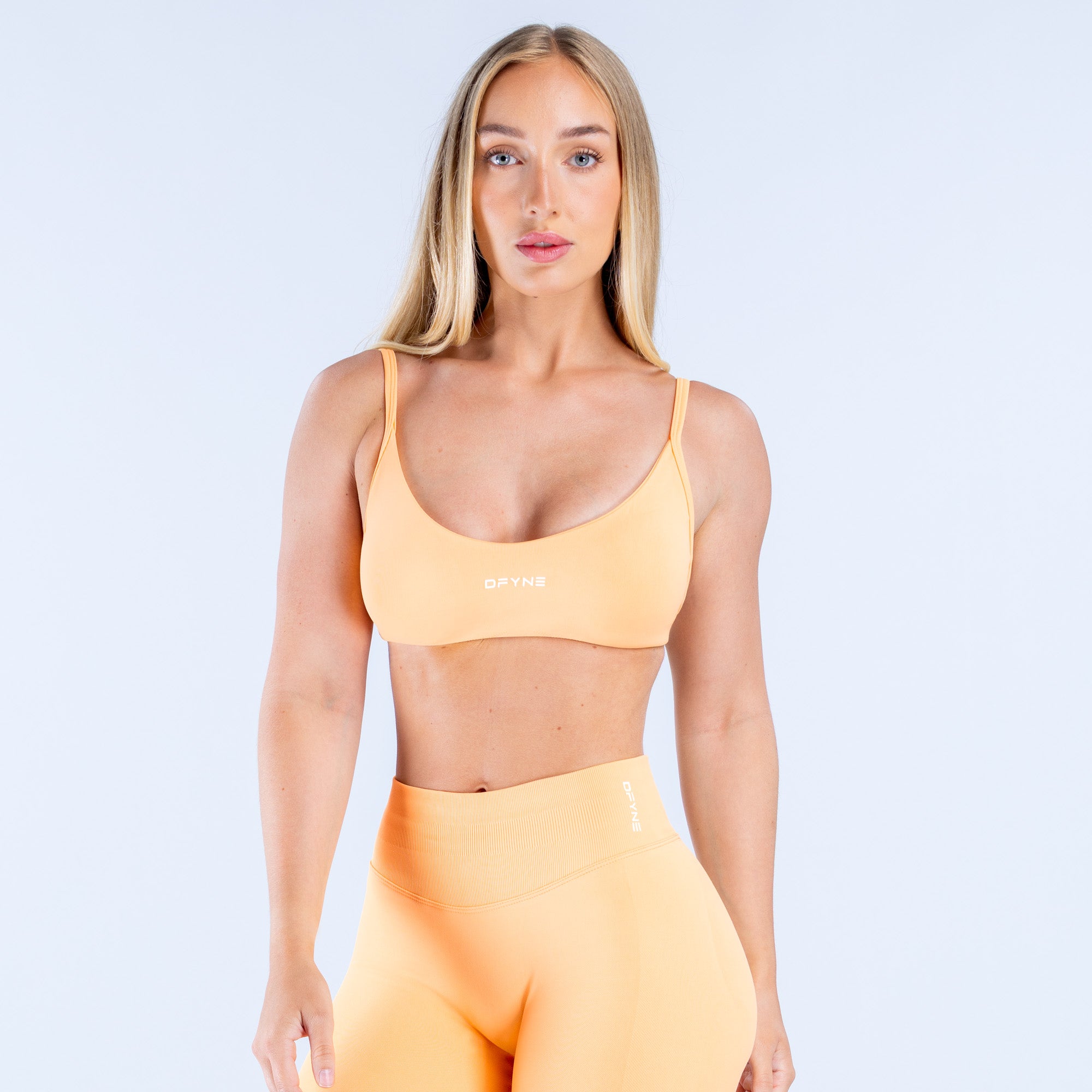 Impact Scoop Neck Bra - Peach Sorbet (4)