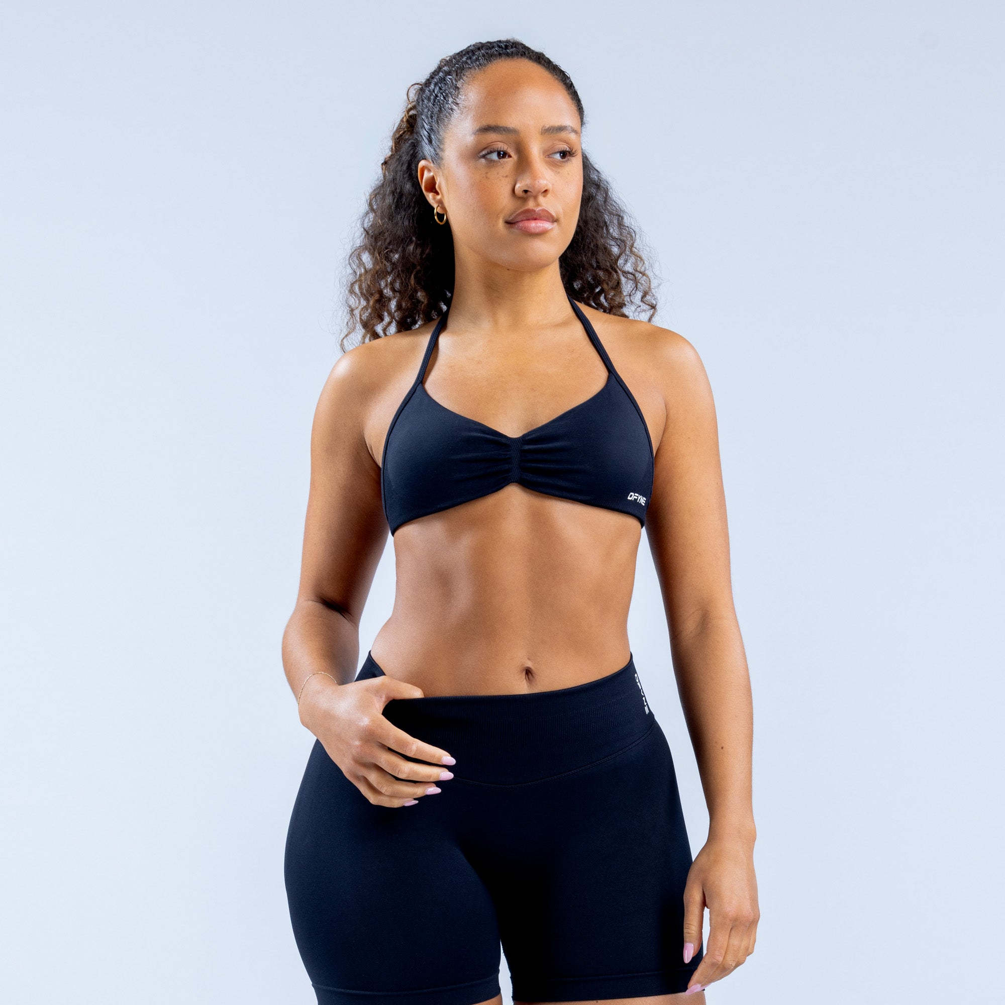 Impact Strappy Bra - Midnight Black (5)