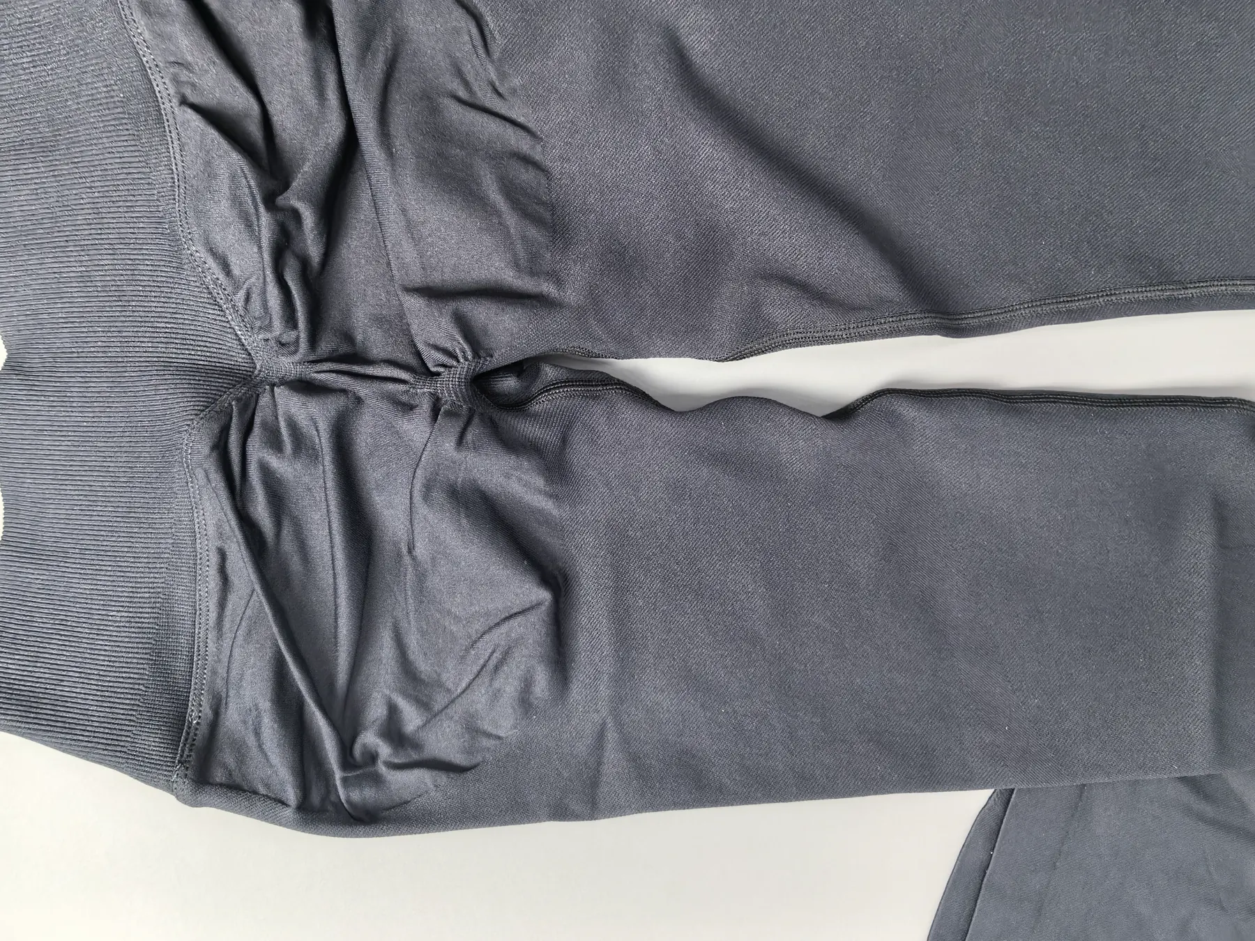 Flat-lay of the leggings, back view