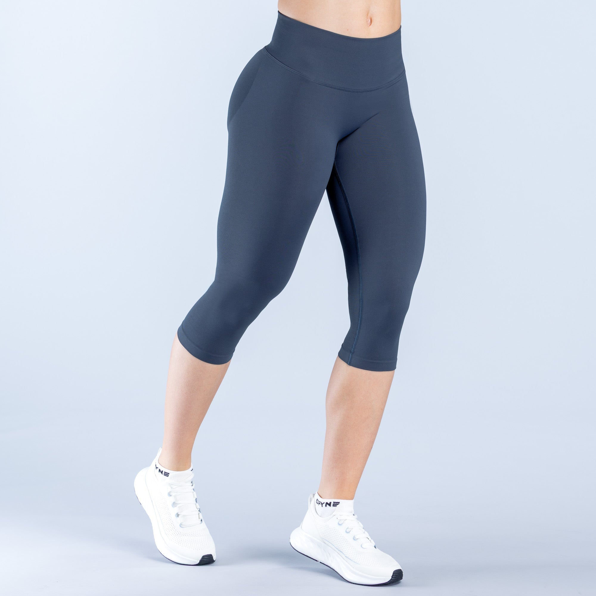 Vision Capris | Straight Waistband - Carbon (4)